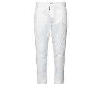 Dsquared2 Pantalone Bianco