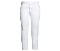 Dsquared2 Pantaloni cropped Bianco