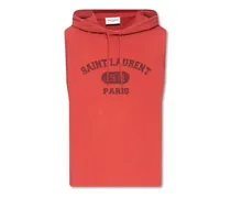 Saint Laurent Felpa Rosso