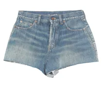 Saint Laurent Shorts jeans Blu