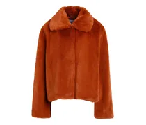 STAND Teddy coat Rosso