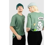 I Like Turtles T-Shirt verde