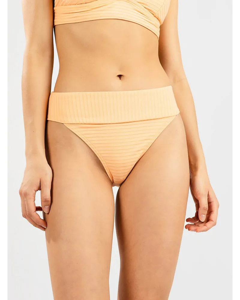 Premium Surf High Waist Cheeky Bikini Bottom arancione