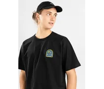 Off The Wall Front Patch T-Shirt nero