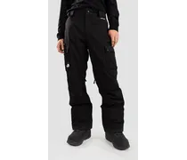 Slashback Cargo Pantaloni nero