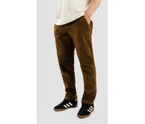 Regular Flex Chino Pantaloni di Velluto marrone