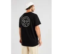 Crest II T-Shirt nero