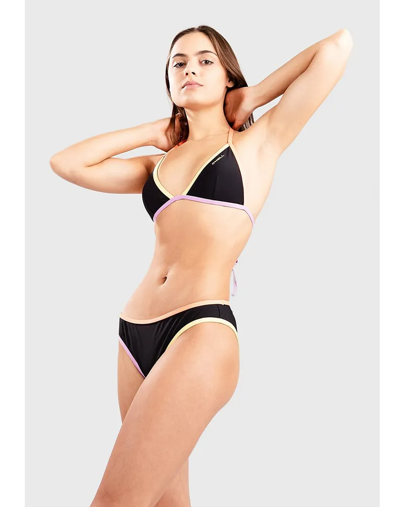 Lisa Cruz Fixed Bikini Set nero