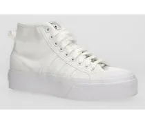 Nizza Platform Mid Sneakers bianco