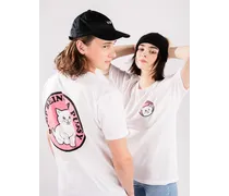 Stop Being A Pussy T-Shirt bianco