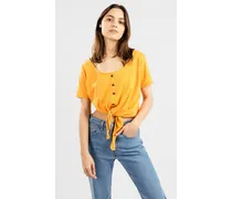 Girly Knit T-Shirt giallo