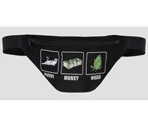 Pussy, Money, Weed Fanny Pack Borsa a Tracolla nero