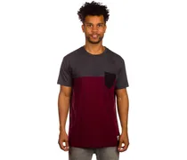Block Pocket T-Shirt rosso
