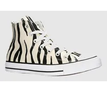 Chuck Taylor All Star Canvas Zebra HI Sneakers fantasia