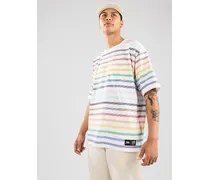 2023 Pride Stripe T-Shirt bianco