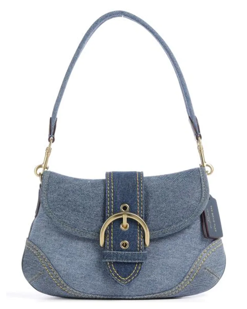 Coach Soho Borsa a spalla jeans Blu