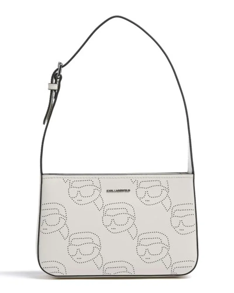 Karl Lagerfeld Ikonik 2.0 Borsa a spalla avorio Beige