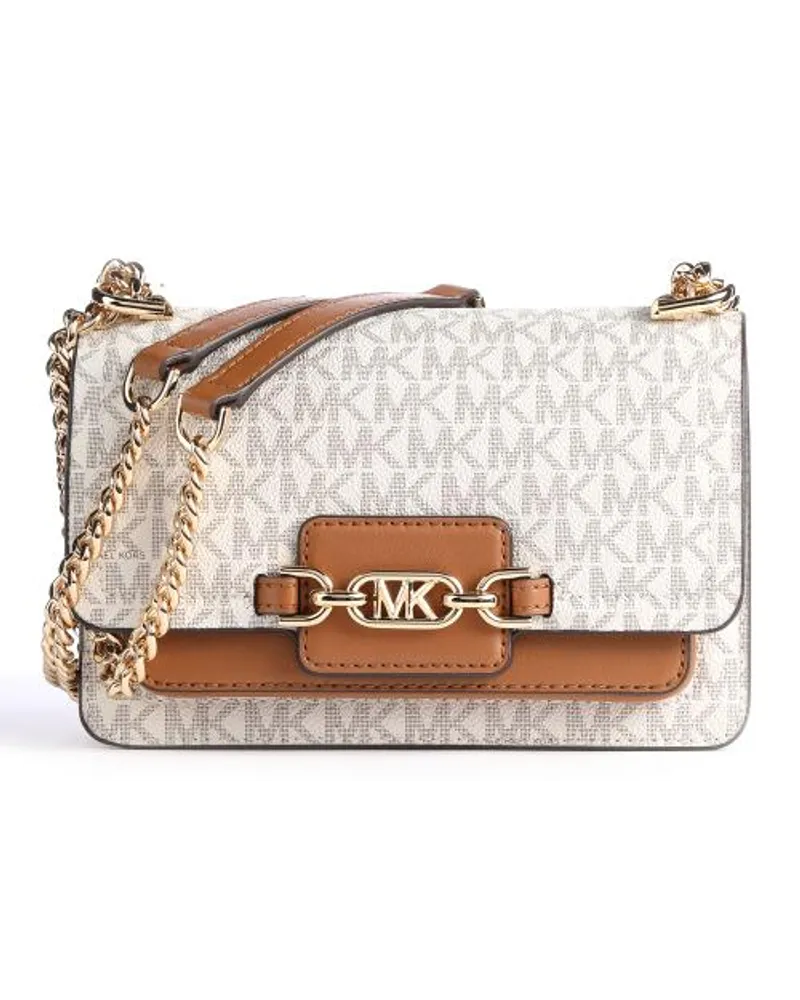 Michael Kors Heather Borsa a spalla avorio/marrone Beige