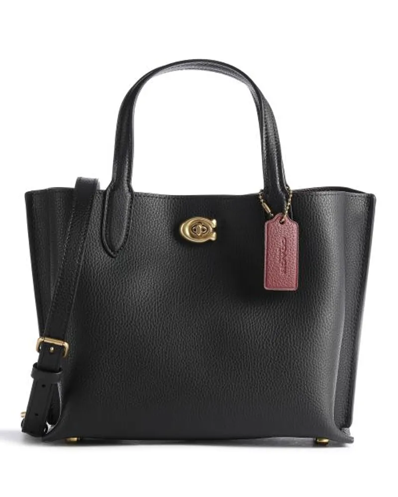 Coach Willow 24 Borsa a mano nero Nero