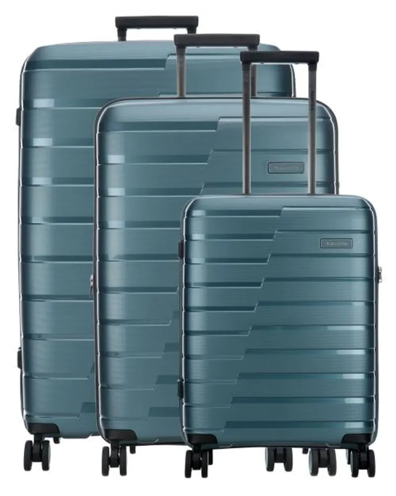 Travelite Air Base Set valigie trolley (4 ruote) blu-grigio Blu