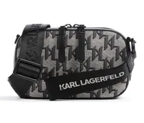 Karl Lagerfeld Signature Borsa a tracolla nero/beige Nero
