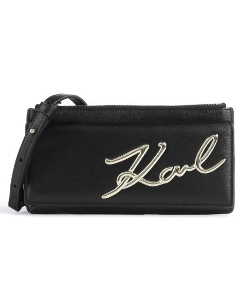 Karl Lagerfeld Signature Borsa a tracolla nero Nero