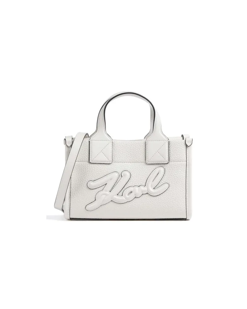 Karl Lagerfeld Skuare Borsa a tracolla bianco Bianco