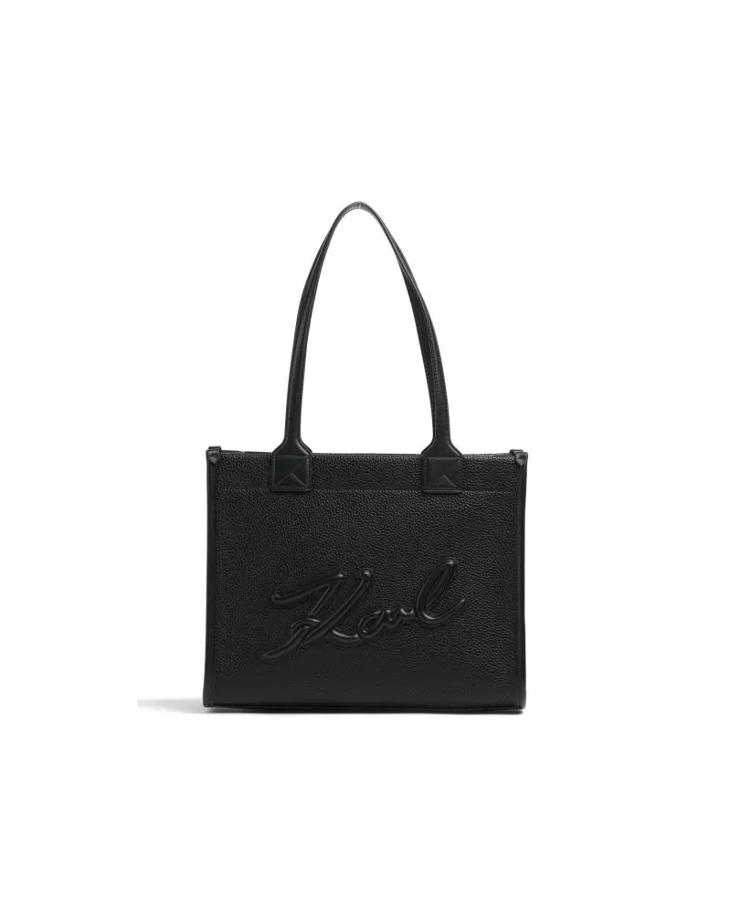 Karl Lagerfeld Skuare Borsa a spalla nero Nero