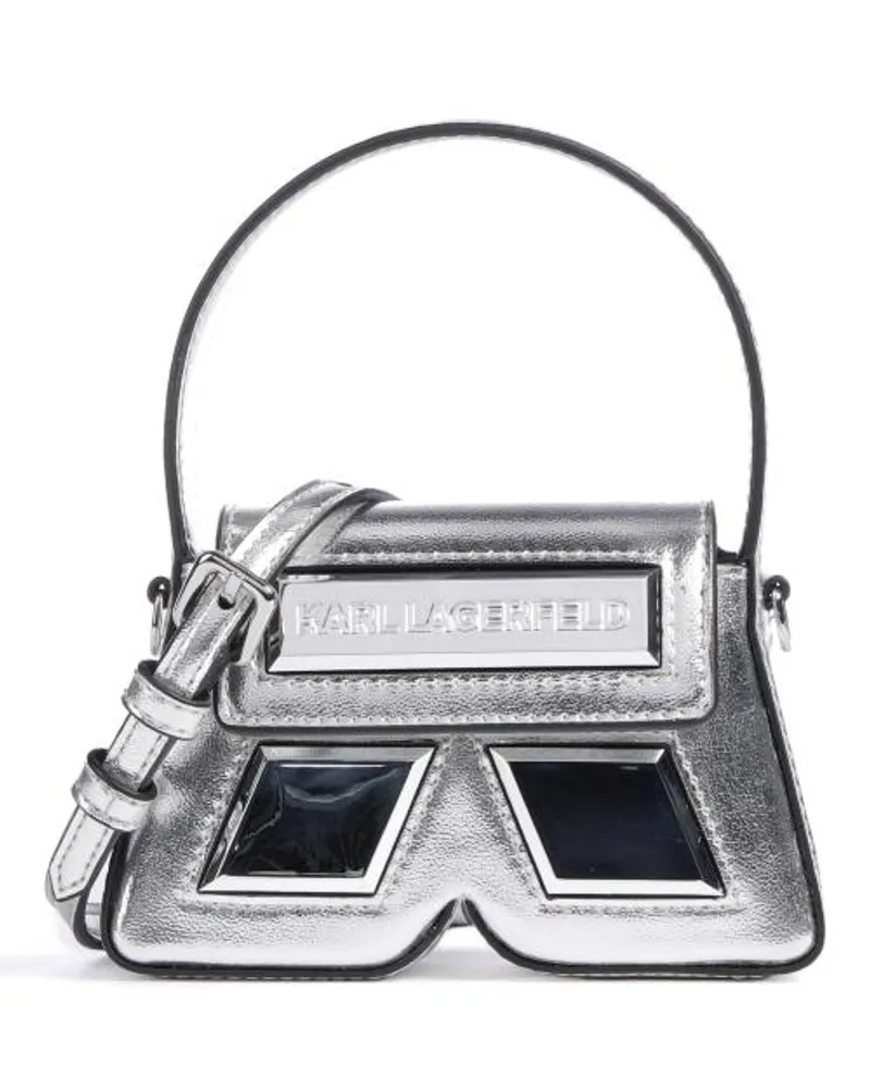 Karl Lagerfeld Ikon K Borsa a tracolla argento Argento