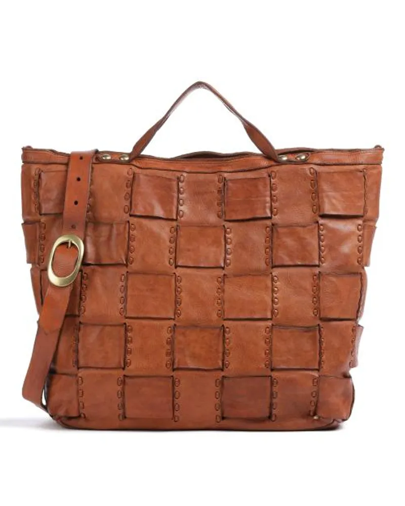 Campomaggi Borsa shopper cognac Marrone