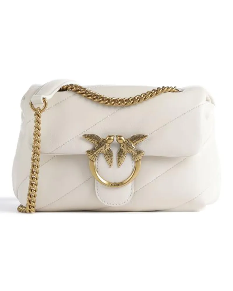 Pinko Love Puff Mini Borsa a spalla avorio Beige