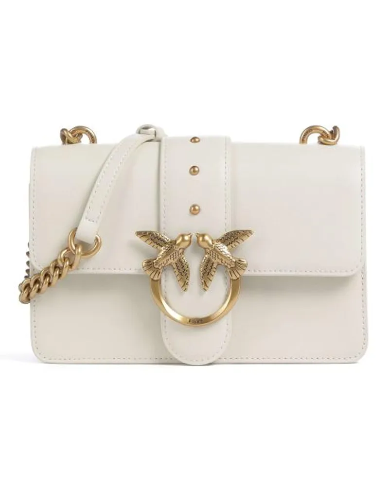 Pinko Love One Mini Borsa a tracolla avorio Beige