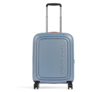 Logoduck+ Valigia trolley (4 ruote) blu-grigio