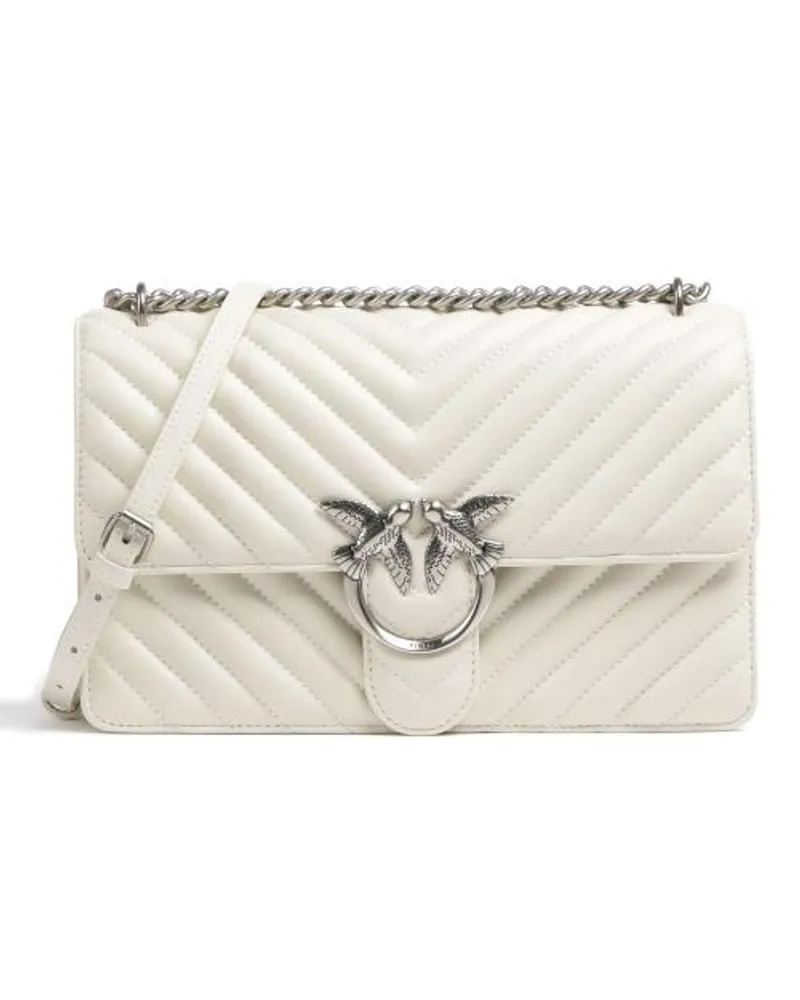 Pinko Love One Classic Borsa a spalla avorio Beige