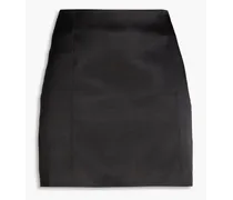 Satin mini skirt - Black