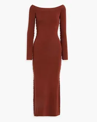 Altuzarra Stretch-knit midi dress - Red Red