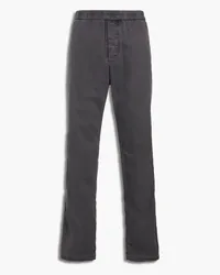 James Perse Supima cotton-blend poplin and canvas chinos - Gray Gray