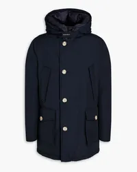 Woolrich Cotton-blend shell hooded parka - Blue Blue