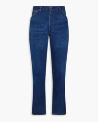 Levi's Faded high-rise straight-leg jeans - Blue Blue