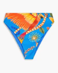 FARM Rio Printed bikini briefs - Blue Blue