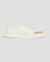 Giorgio Armani Leather sneakers - White White