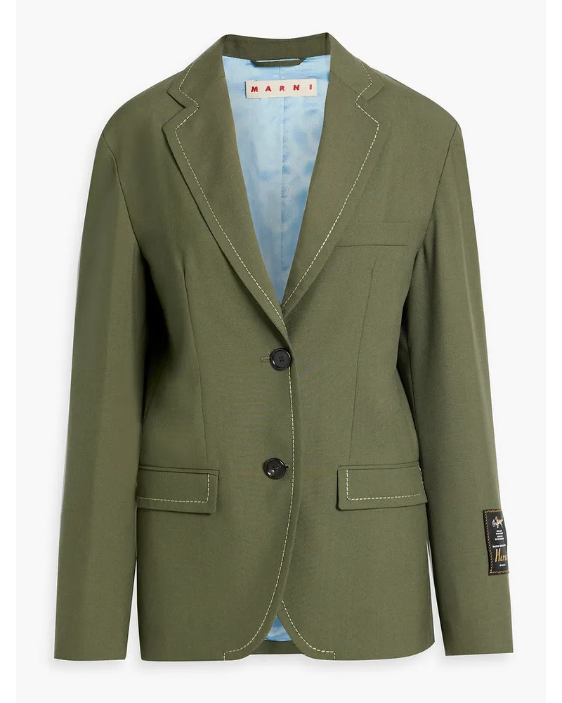 Marni Wool blazer - Green Green