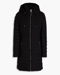 DKNY Quilted shell hooded coat - Black Black