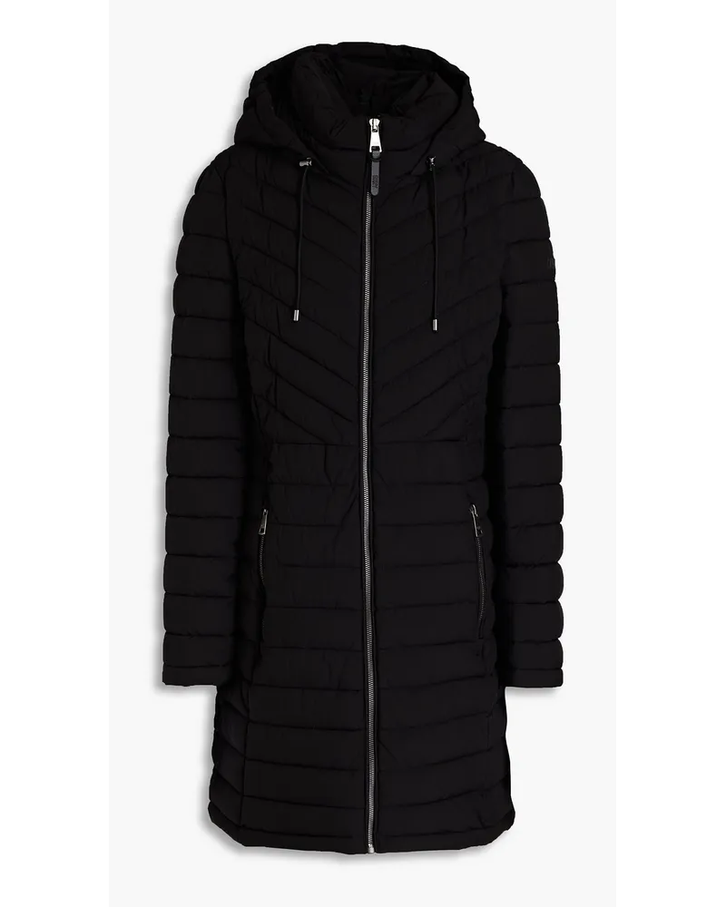 DKNY Quilted shell hooded coat - Black Black