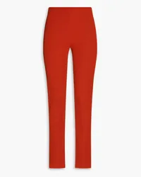 Joseph Stretch-gabardine high-rise leggings - Red Red