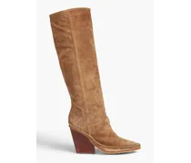 Suede boots - Brown