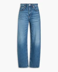 Frame Denim High-rise barrel-leg jeans - Blue Blue