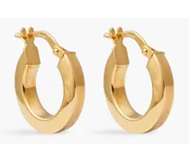 Gold-tone hoop earrings - Metallic