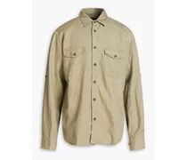 Safari linen shirt - Green