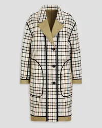 3.1 phillip lim Reversible checked cotton-blend twill and canvas coat - White White